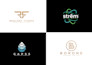 create modern minimalist and luxury business logo design